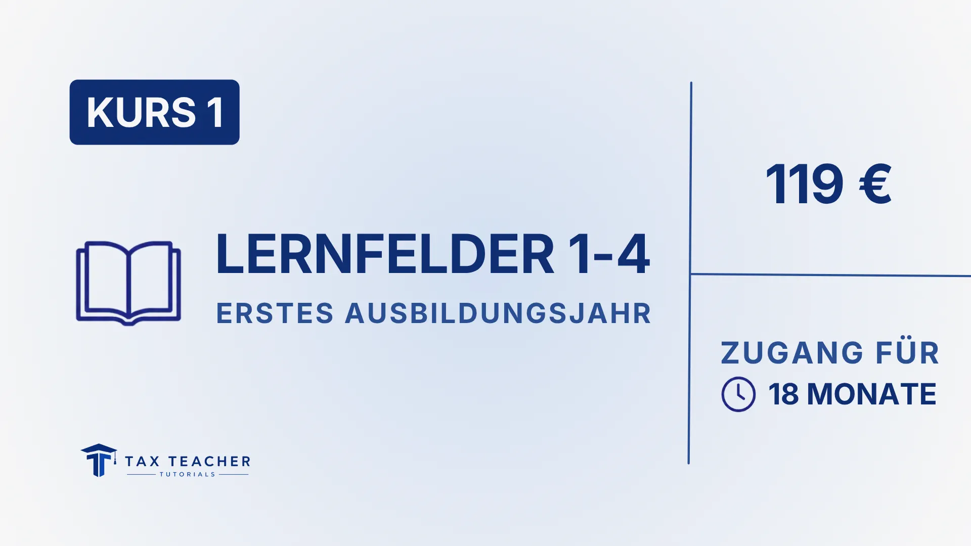 1. Ausbildungsjahr Steuerfachangestellte (Rechtsstand 2025)